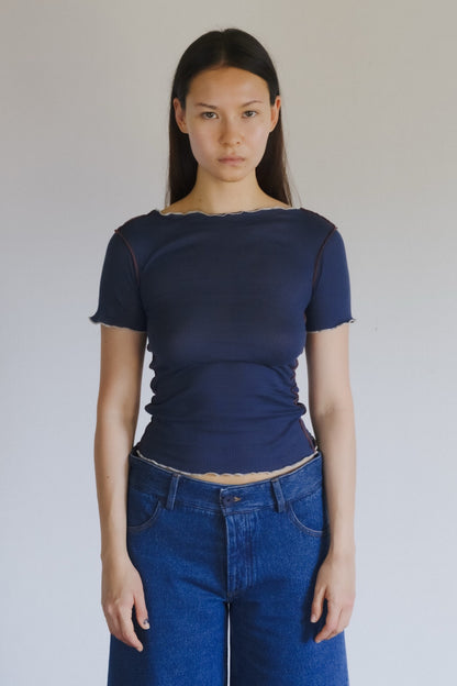 VEIN TEE Preston Blue