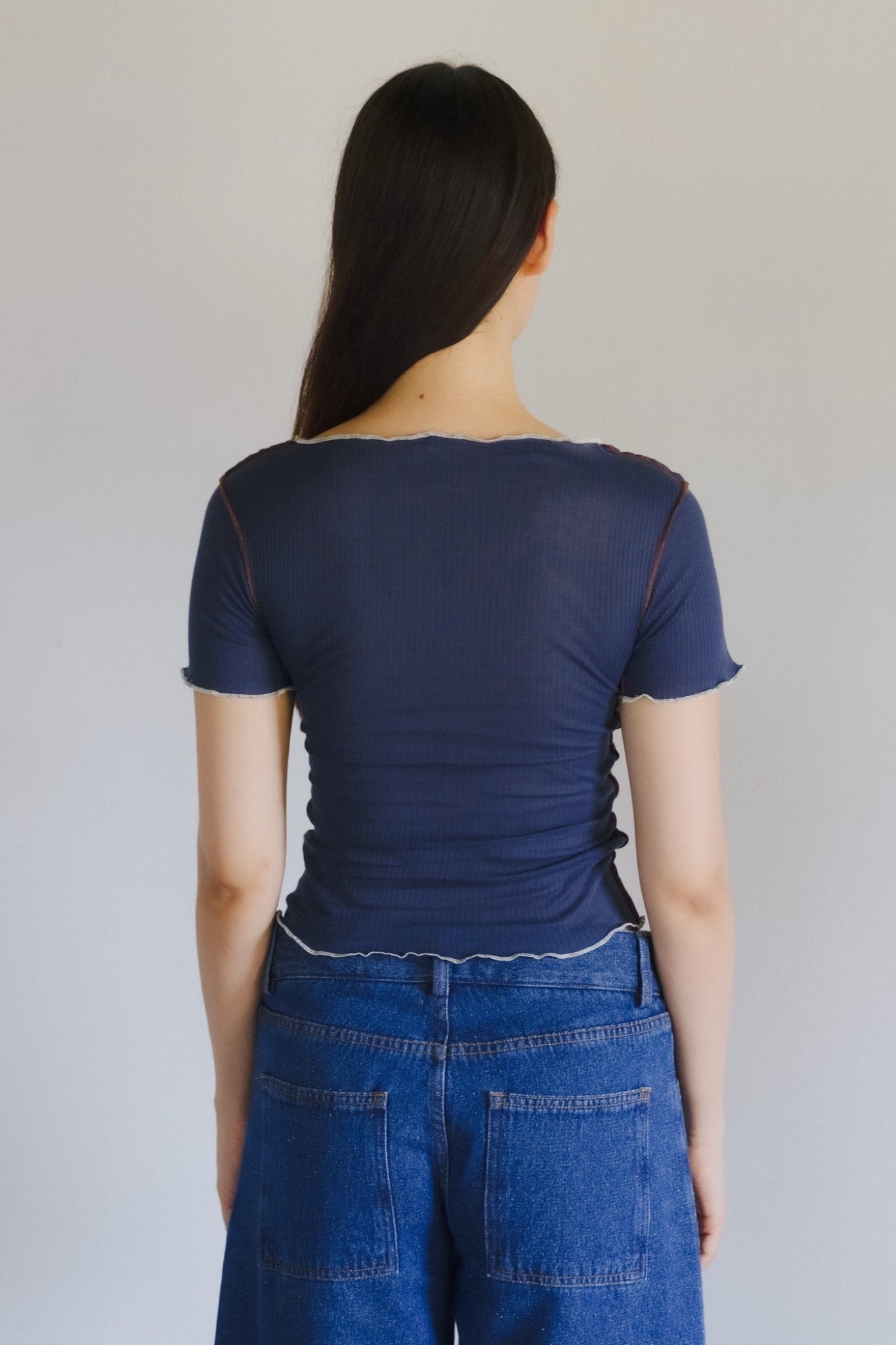 VEIN TEE Preston Blue